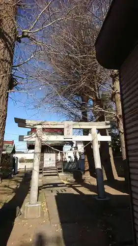 子之神社　妙見八幡の鳥居