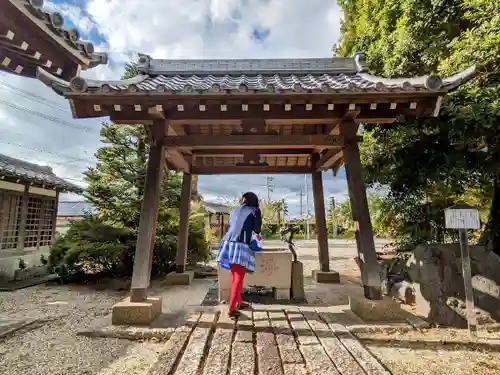 万福寺の手水舎