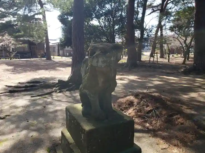 松原神社の狛犬