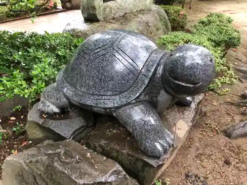 松戸神社の狛犬