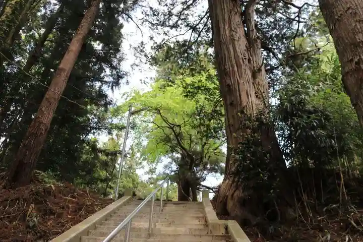川辺八幡神社の景色