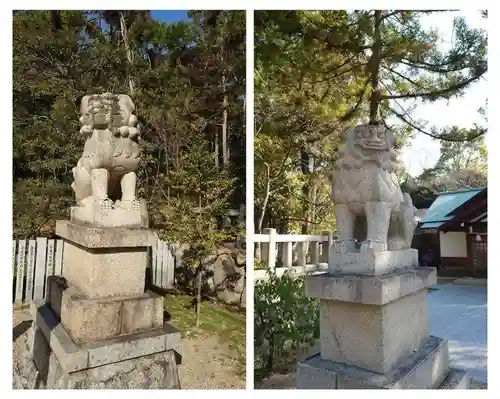 廣田神社の狛犬