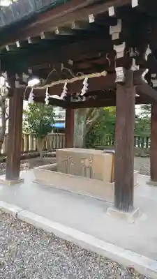 溝旗神社（肇國神社）の手水舎