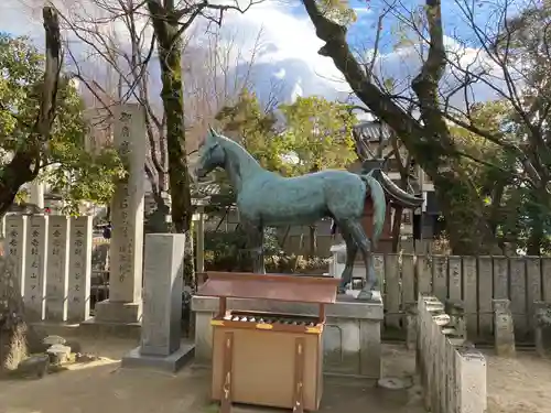 石切劔箭神社の像