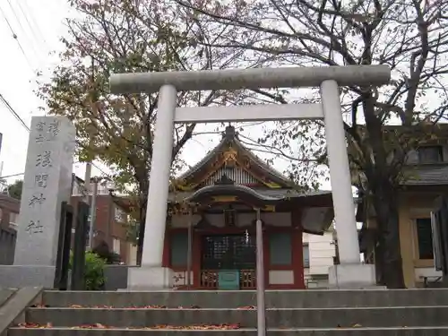 浅草富士浅間神社の鳥居