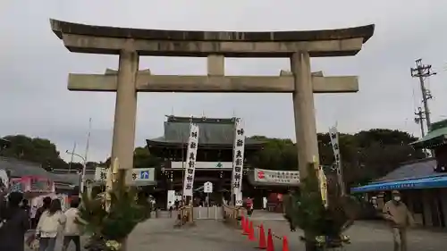 真清田神社の鳥居