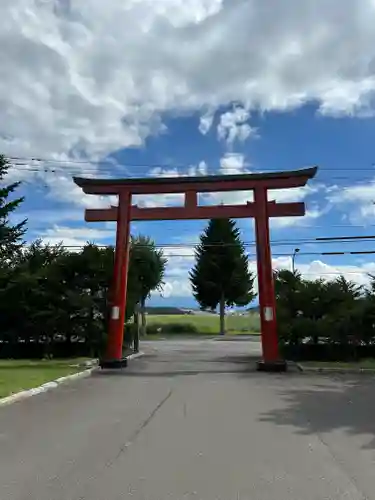 美瑛神社の鳥居