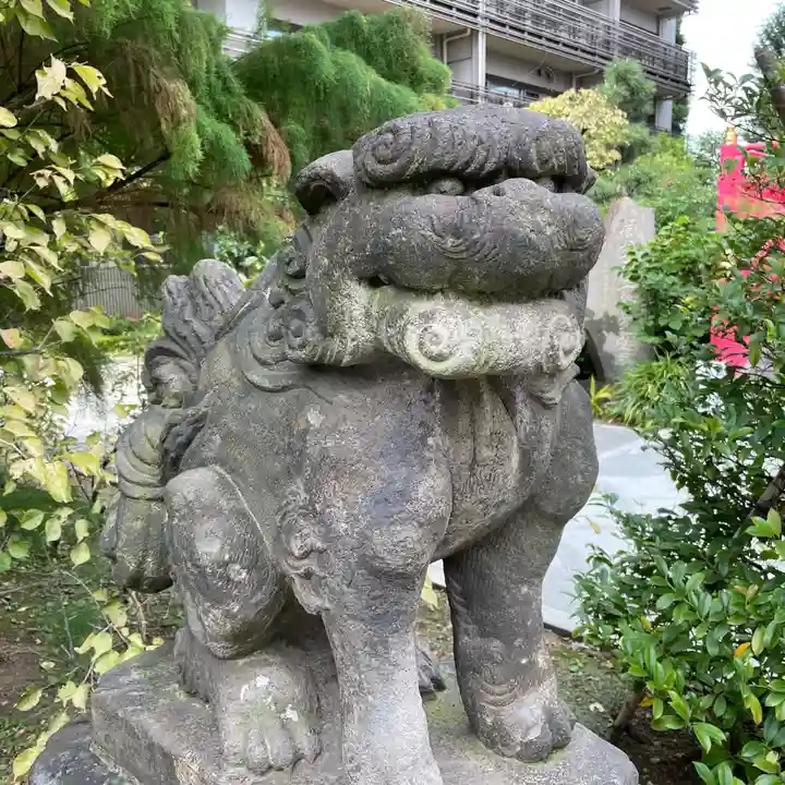 成子天神社の狛犬