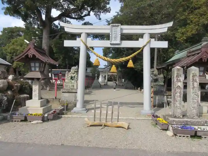 都波岐奈加等神社の鳥居