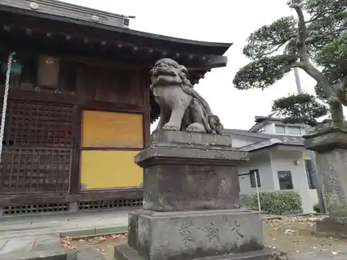 千勝神社の狛犬