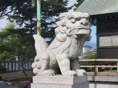 白老八幡神社の狛犬