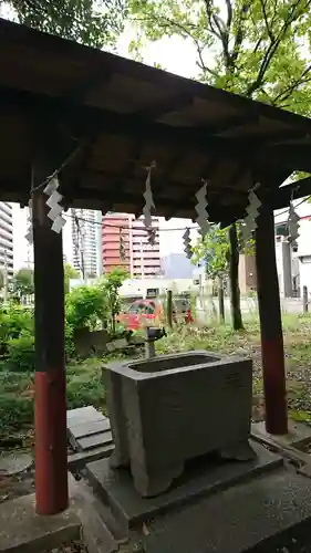 蠣崎神社の手水舎