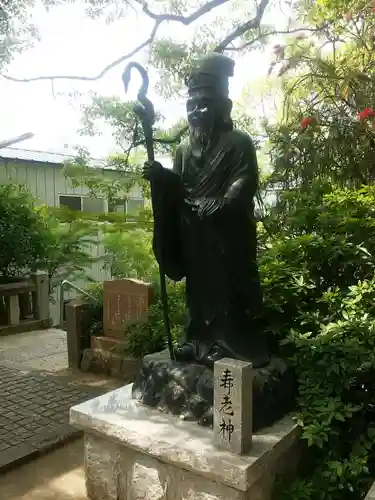 真田山 三光神社の像