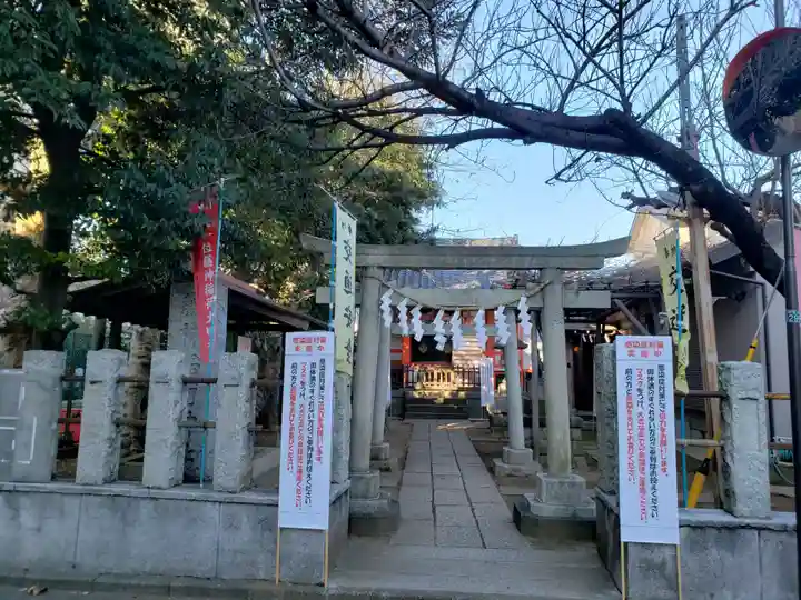 藤神稲荷神社の鳥居