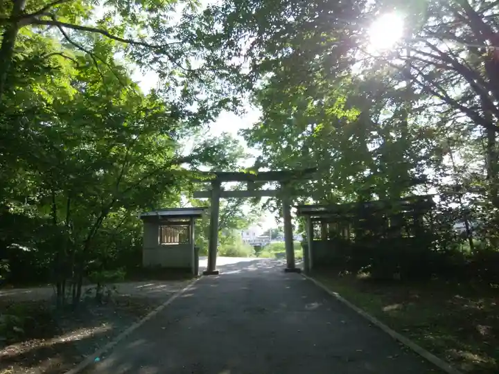 帯廣神社の鳥居