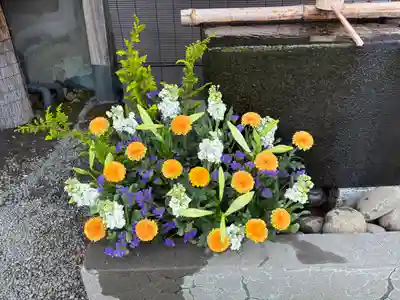 上尾御嶽神社の手水舎
