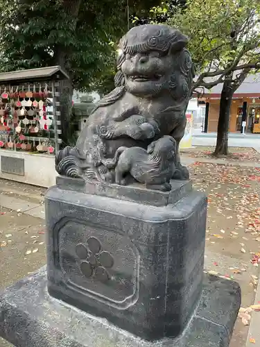 新井天神北野神社の狛犬