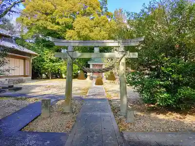 石井神明社の鳥居