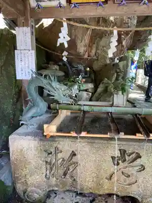 阿賀神社の手水舎