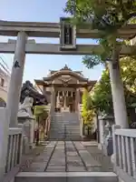 神楽坂若宮八幡神社の鳥居
