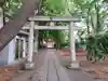 自由が丘熊野神社の鳥居