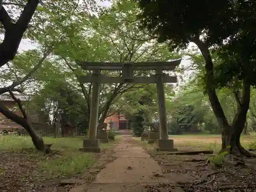 諏訪神社の鳥居