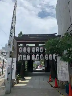 櫛田神社の鳥居