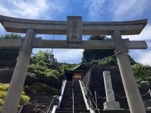 永田春日神社の鳥居