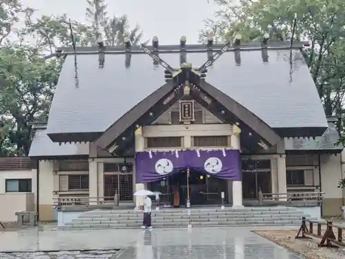 帯廣神社の本殿・本堂