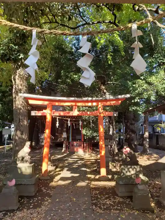 松庵稲荷神社の鳥居