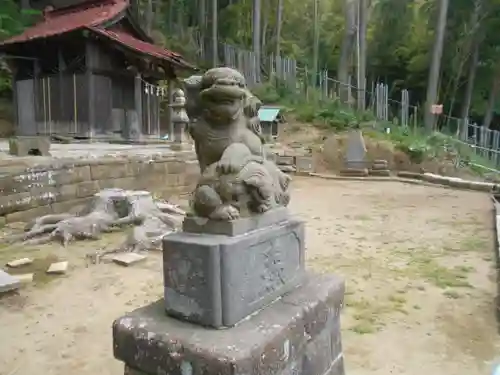 大船熊野神社の狛犬