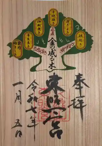 久能山東照宮の御朱印