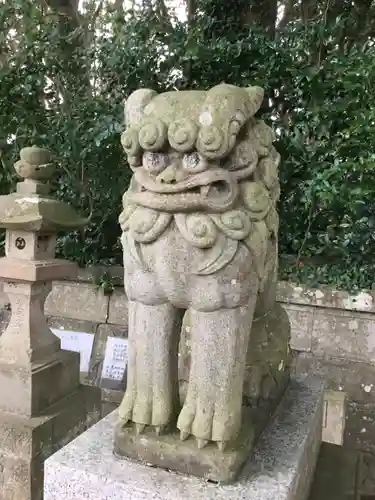 酒列磯前神社の狛犬