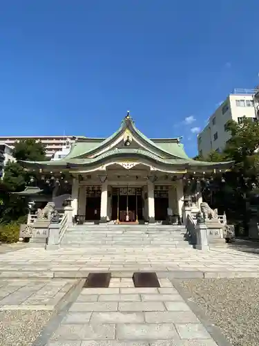 難波八阪神社の本殿・本堂