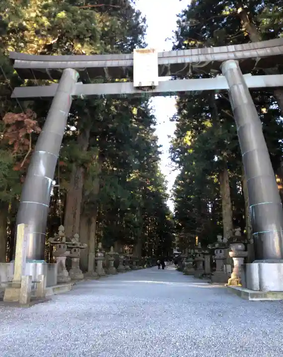 北口本宮冨士浅間神社の鳥居