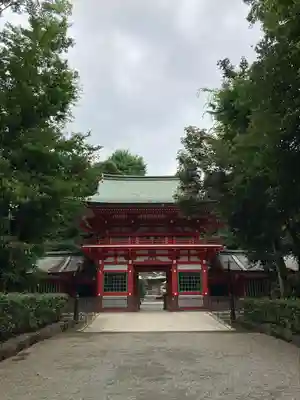 井草八幡宮の山門・神門