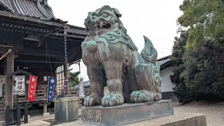 高岡関野神社の狛犬