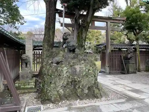 牛嶋神社の狛犬