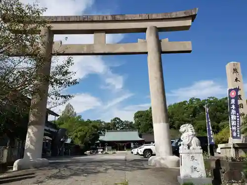 熊本縣護國神社の鳥居