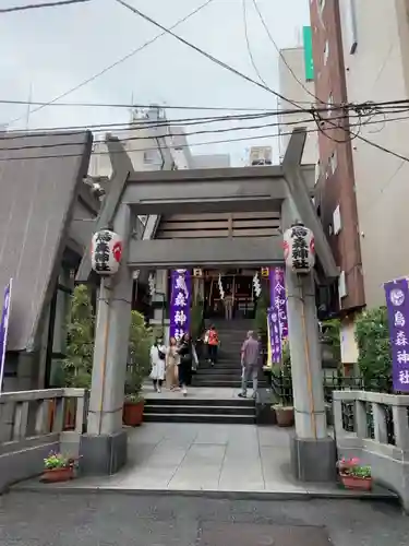 烏森神社の鳥居