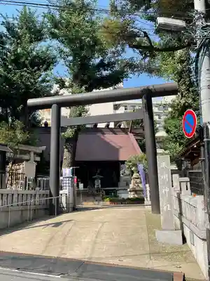 高円寺氷川神社の鳥居