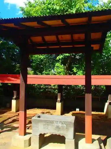 東大沢天満宮の手水舎