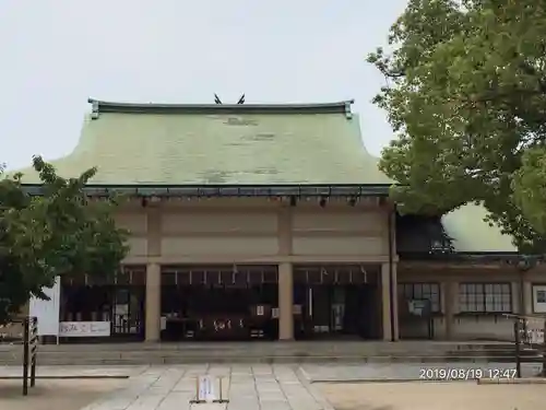 難波大社　生國魂神社の本殿・本堂