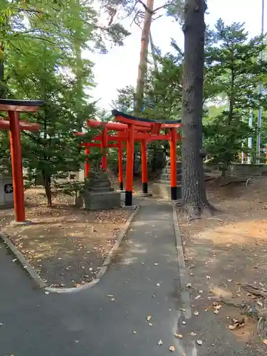 富良野神社の鳥居