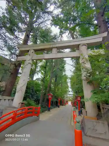 馬橋稲荷神社の鳥居