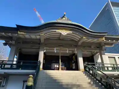 難波八阪神社の本殿・本堂