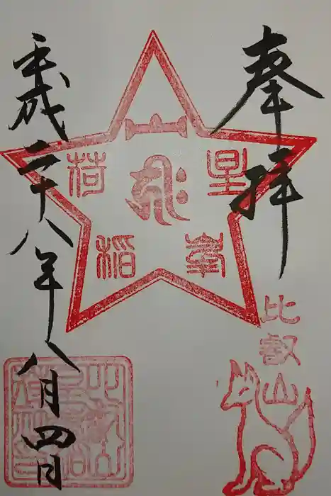 比叡山延暦寺の御朱印