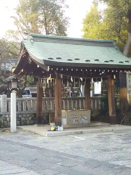 新宿下落合氷川神社の手水舎