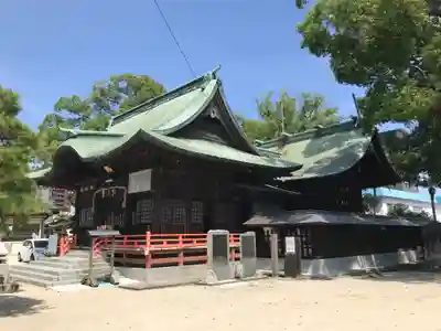 與賀神社の本殿・本堂