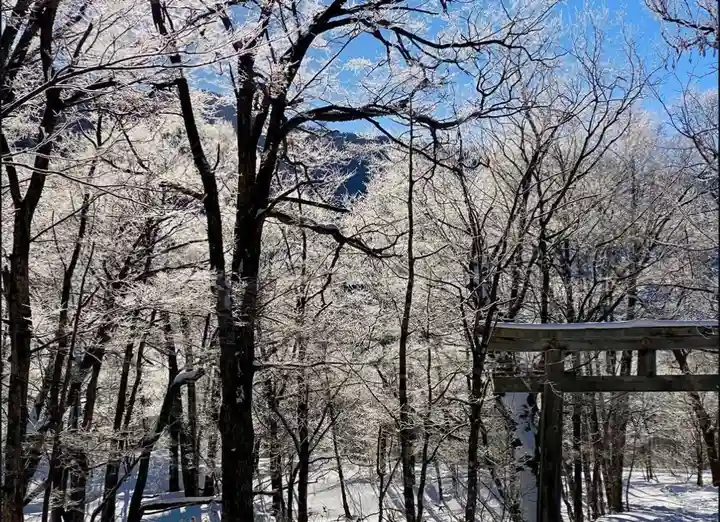 穂高神社奥宮(長野県)